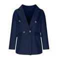 thumbnail image 6 of Blazers for Women Casual Long Sleeve Open Front Work Office Suit Jackets Lightweight Slim Fit Lapel Neck Outfits, 6 of 9