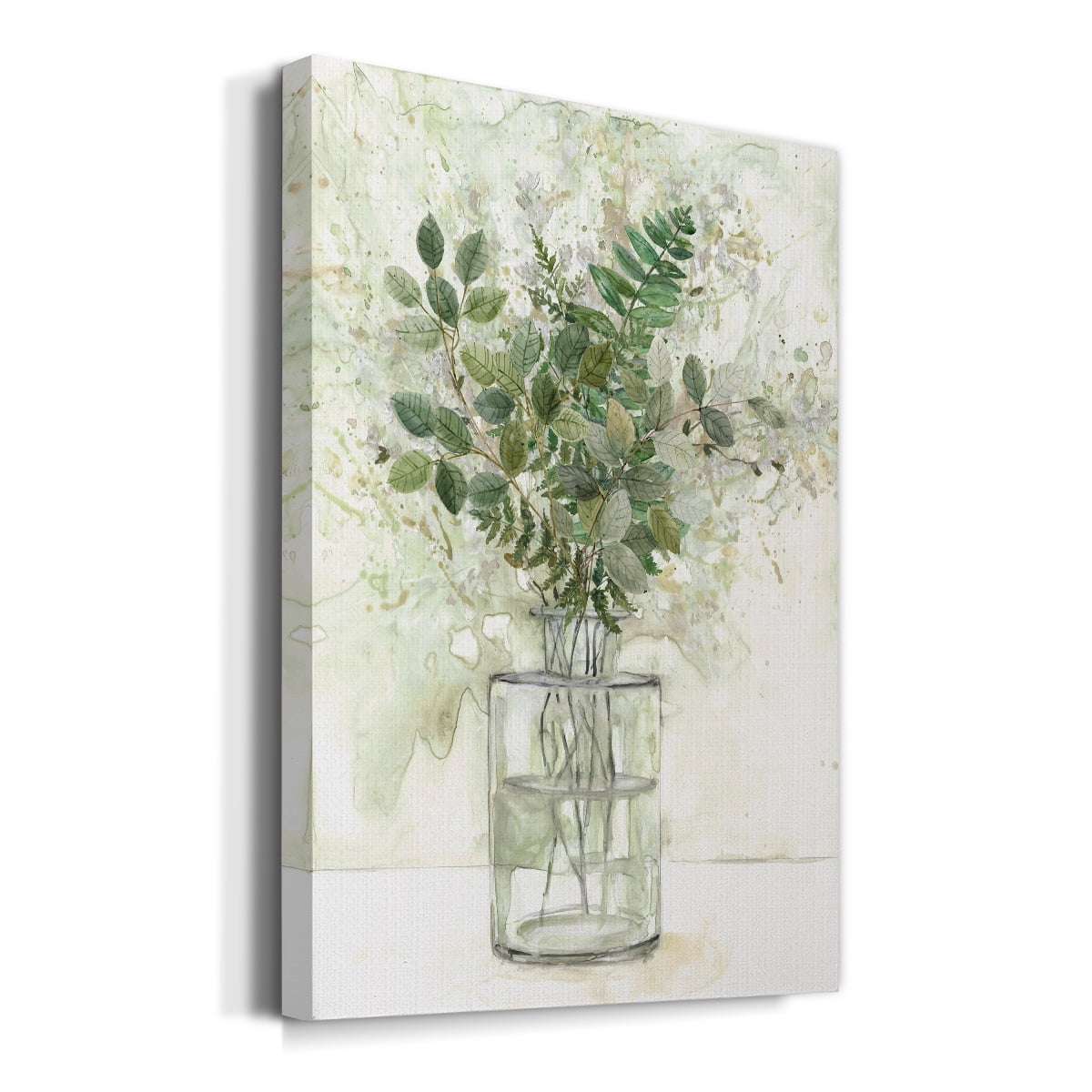Delicate Greenery I Premium Gallery Wrapped Canvas - Ready to Hang