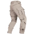 thumbnail image 6 of Men's Flex Ripstop Work Pants with Removable Knee Pads – 10-Pocket Breathable Utility Trousers for Hiking, Gardening & Outdoor Work (No Belt), 6 of 9