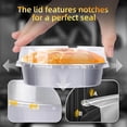 thumbnail image 4 of Mini Ramekins with Lids oz Disposable Aluminum Foil Cake Baking Tins Pans Creme Brulee Tart Pie Tins Silver Small Individual Round Containers Oven for Baking, 4 of 7