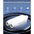 thumbnail image 2 of 2X Waterproof POE Repeater Extender IP66 10/100Mbps 500m Extension 48V Outdoor for POE Switch Camera, 2 of 5