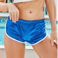 thumbnail image 6 of IROINNID Yoga Shorts for Women Basic Slip Bike Shorts Soft Workout Leggings Yoga Capri,Blue, 6 of 6
