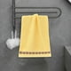thumbnail image 1 of Toalla de manos Baño – Microfibra de secado rápido, suave y absorbente • 13,39x28,74in • Azul amarillo gris beige • Borde reforzado multiusos para baño, gimnasio, hotel, spa, 1 of 6