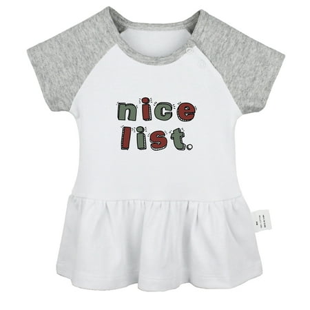 

Nice List Novelty Dresses For Baby Newborn Babies Skirts Infant Princess Dress 0-24M Kids Graphic Clothes (Gray Raglan Dresses 12-18 Months)