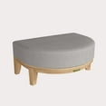 thumbnail image 4 of Anderson Teak Coronado Sunbrella & Teak Outdoor Ottoman. Canvas Teak, 4 of 5