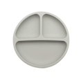 thumbnail image 5 of Plato de silicona para comedor de bebé, plato de alimentación para niños, tazón con ventosa, sólido, lindo, cara sonriente, platos para niños, vajilla de entrenamiento para niños pequeños, verde, 5 of 5