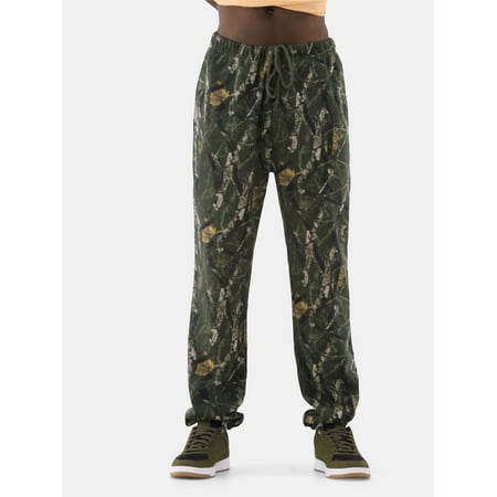 No Boundaries All Gender Soft Fleece Jogger Pants, 30" Inseam, Men's and Big Men's