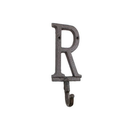 

Cast Iron Letter R Alphabet Wall Hook 6