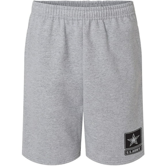 Black US Army Star Super-comfort sweatshorts