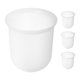 thumbnail image 1 of 4 vasos de plástico para escobilla de baño con base esférica, soporte para escobilla de baño de larga duración, vaso de plástico lavable para escobilla., 1 of 4