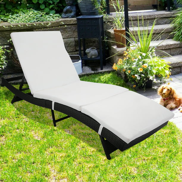 Patio Outdoor Chaise Lounge Chairs, Outdoor Wicker Chaise Lounge Chairs