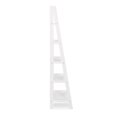 thumbnail image 4 of Scranton & Co 72" Rubberwood Ladder Bookshelf with 5 Shelves in White, 4 of 15