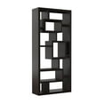thumbnail image 3 of Allora Modern MDF/Wood Veneer Open-Back Bookcase in Cappuccino, 3 of 6