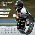 thumbnail image 4 of EIGIIS KR86 1.95'' AMOLED Display 340 mAh Battery Outdoor Smart Watches for Men Women Fitness Tracker with Monitor 100+ Sports Modes for iOS Android, 1pc, 4 of 8