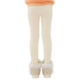 thumbnail image 6 of Kids Toddler Girls Leggings Solid Warm Thick Fleece Lined Skinny Pants Trousers Teenage Child 3-13 Years, 6 of 7