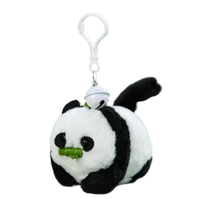 Pull The Line Wagging Tail Small Panda Plush Pull Rope Doll Doll Toy Birthday Gift Couple