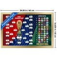 thumbnail image 3 of FIFA World Cup 2026 - Tournament Bracket Wall Poster, 14.725" x 22.375" Framed, 3 of 4