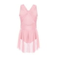 thumbnail image 4 of TSSOE Lyrical Dance Dress for Girls Latin Jazz Ballet Dance Leotard Dress Skating Ballroom Dancewear Pink 12, 4 of 5