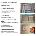 thumbnail image 3 of Sailflo Extractor De Aire Para Ventana De 6 Pulgadas, Ventilador De Escape Para Baño, Montado En La Pared, 176 Cfm, Aspas De Flujo De Aire Reversibles, Hélice De 6 Pulgadas De Diámetro, Panel De 10 "1, 3 of 5
