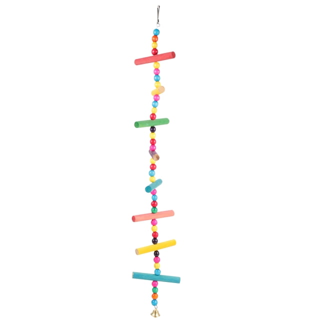Bird Ladder Toy Parakeet Stand Perch Bird Cage Ladder Wooden Bird Ladder Bird Cage Toy