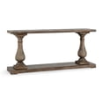 thumbnail image 4 of Wooden Console Table with Balustrade Legs, Brown- Saltoro Sherpi, 4 of 8