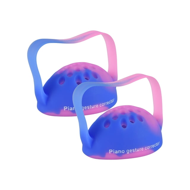 1 Pair Wearable Piano Hand Corrector Finger Trainer Ball Hand Corrector Piano Gesture Corrector Device Breathable Elastic Contraction Strap Professional Finger Exercisers Posture Correction