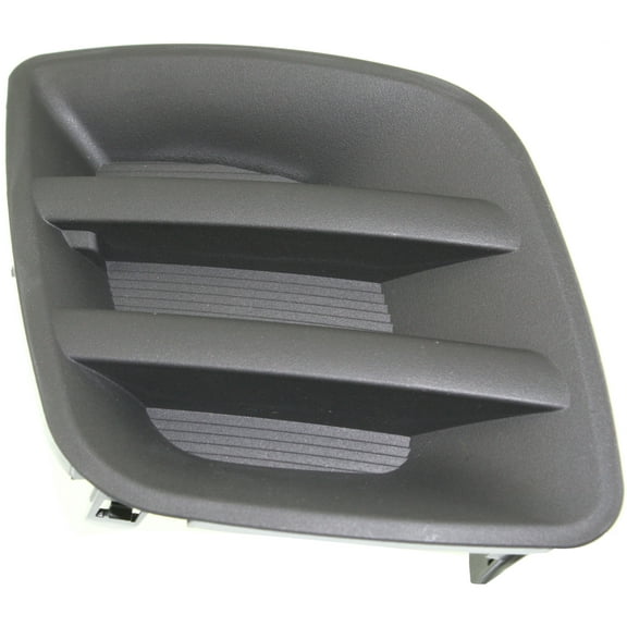 Fog Light Cover Compatible with 2009-2012 Toyota RAV4 Front, Passenger Side Black