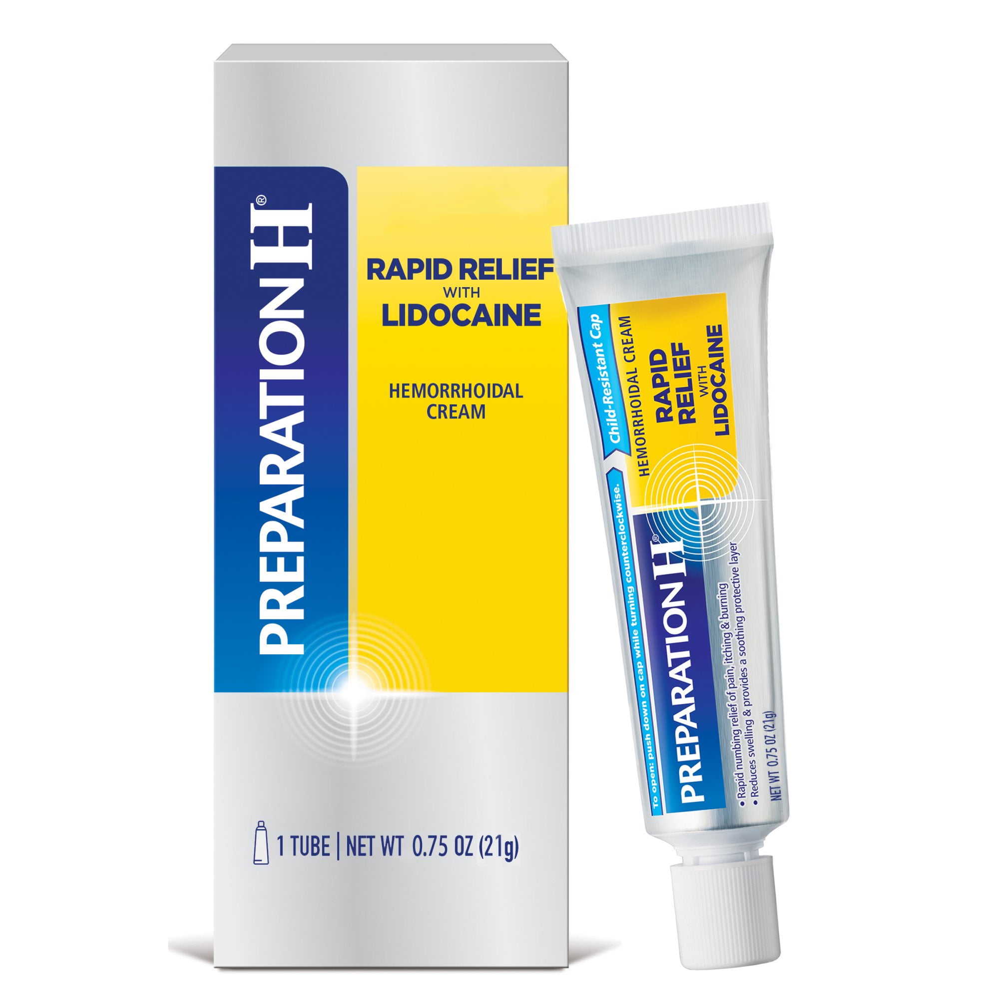 Preparation H Rapid Relief Wth Lidocaine Hemorrhoid Relief Cream, 0.75 Oz *EN