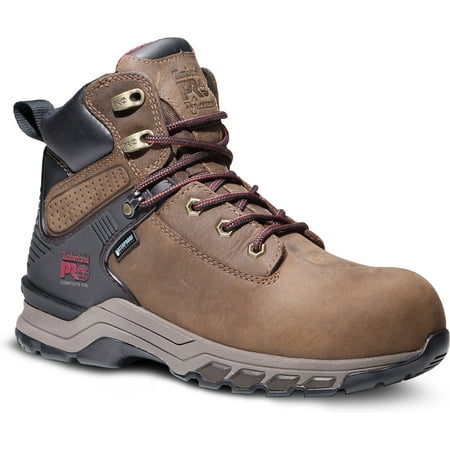 Timberland PRO Hypercharge, Women's, Brown/Purple, Comp Toe, EH, WP, 6 Inch, Work Boot (5.5 M)