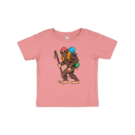 

Inktastic Bigfoot Trail Hiking Sasquatch Gift Baby Boy or Baby Girl T-Shirt