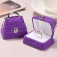 thumbnail image 2 of Xingzhi Jewelry Box Pendant Ring Storage Organizer Display Case Organizing Purple, 2 of 6