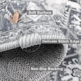 thumbnail image 3 of Boho Washable Kitchen Rugs Sets of 3, Non Slip Kitchen Mats for Floor with Rubber Backing, Waterproof & Stain Resistant Thick Carpet Runner Throw Rugs for Kitchen, Laundry Room, Hallway, Grey, 3 of 6