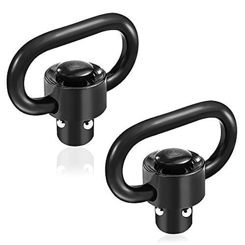 2pcs Heavy Duty Push Button Quick Release Detach Sling Swivel Adapter with Base 
