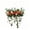 Orange, variant on Red 5 Colors Cascading Artificial Rose Door Swags Hanging Wreath All Season Farmhouse Front Door Decor
