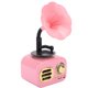 thumbnail image 2 of Mini altavoz inteligente retro Bluetooth altavoz portátil reproductor de música para computadora portátil de escritorio rosa, 2 of 8