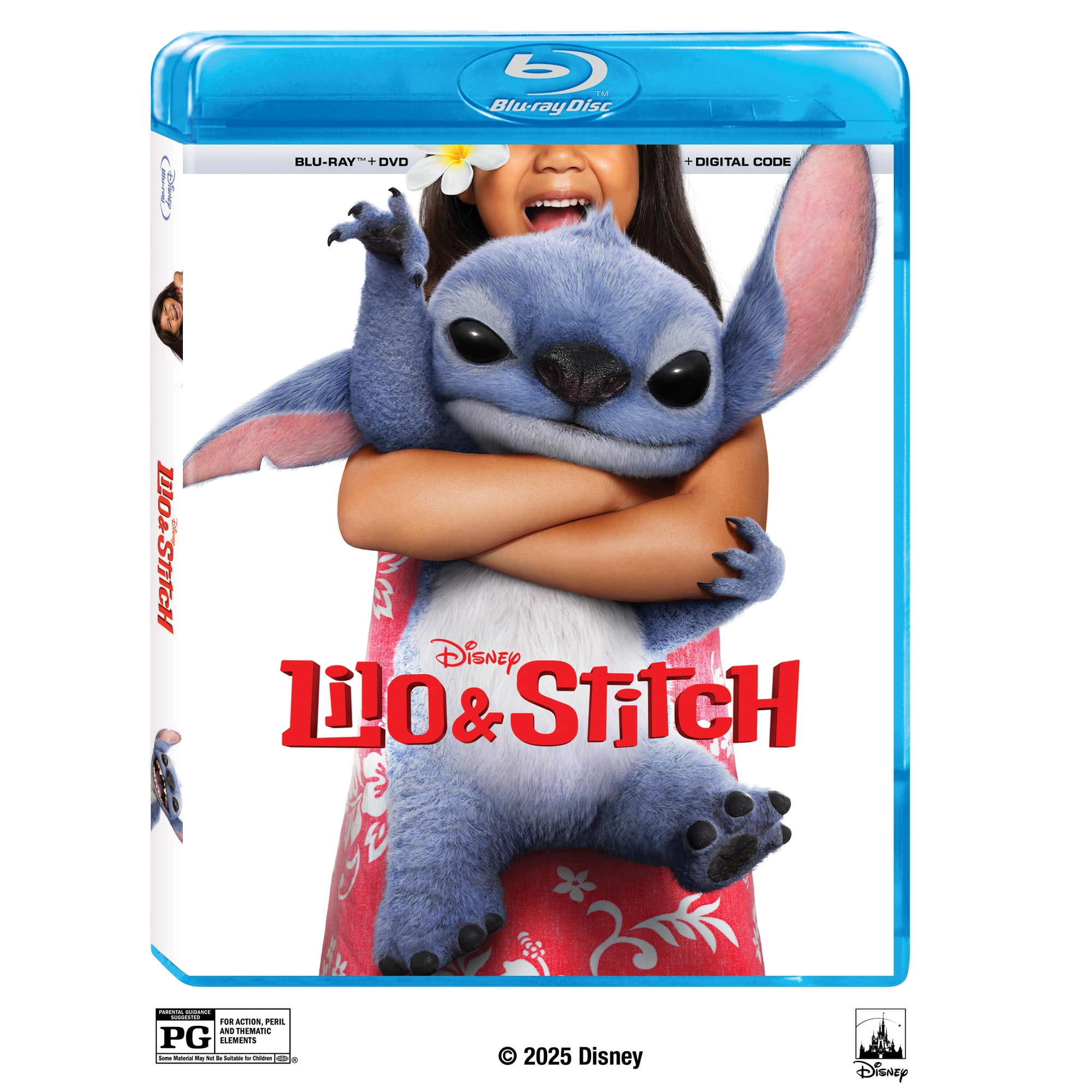 Lilo & Stitch (2025) (Blu-ray + DVD + Digital Copy) Walt Disney Pictures, Action & Adventure