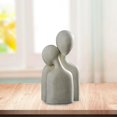 thumbnail image 4 of Escultura de resina de pareja abrazándose, estatua de amor, estatuilla de oración romántica, estantería, decoración de escritorio para oficina en F1 Macarena Estatua de pareja, 4 of 8