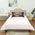 thumbnail image 6 of Dailycode Satin Pillow Case Standard Silk Pillow Cover for Hair and Skin Envelope Closure Owl with Sun 20"x26", 6 of 9