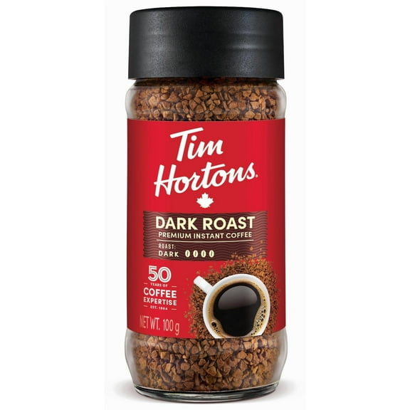 TIM HORTONS INSTANT COFFEE DARK 100 GR