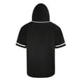 thumbnail image 2 of Victorious Men's Two Tone Hoodie Baseball Jersey BJ63 - Black - 2X-Large, 2 of 2