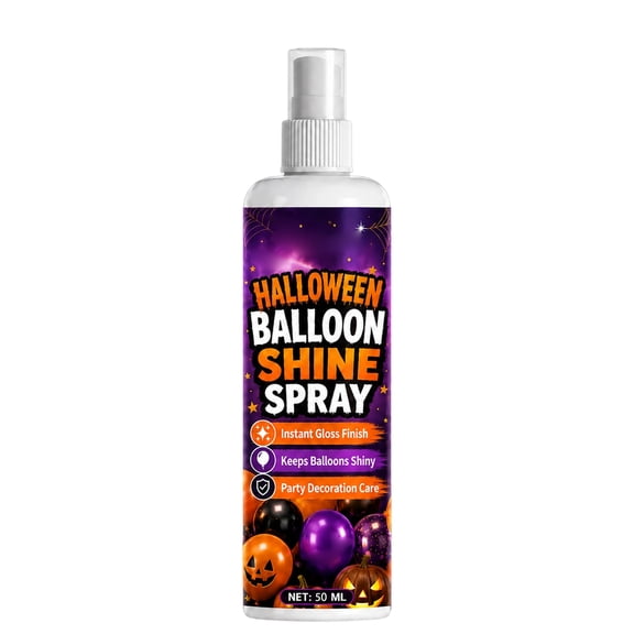 Balloon Shine, Balloon to Last and Shine, 50Ml, Halloween Decorations Party, Halloween Party Decor, Party Balloons Decorations Kit, Shine Balloons, Spooky Halloween Decor, Glossy