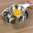 thumbnail image 2 of Stainless Steel Egg Yolk Separator – Easy Kitchen Tool for Baking, Cooking & Egg Preparation, 2 of 7