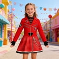 thumbnail image 4 of Red Princess Dress Rise of Red Halloween Cosplay Costume Set, Dress and Pants with Gloves, Halloween Cosplay Outfit for Anime Party Dress Up, 4 of 6