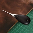 thumbnail image 6 of HOMYL Leather Hole Punch Marking Awl Wood Handle Leather Crafts Leather Sewing Awl Flat Point, 6 of 8