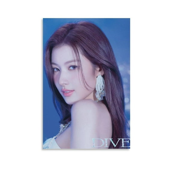 K-Pop Artist Poster Twice Sana Dive Poster Living Room Posters Bedroom Painting