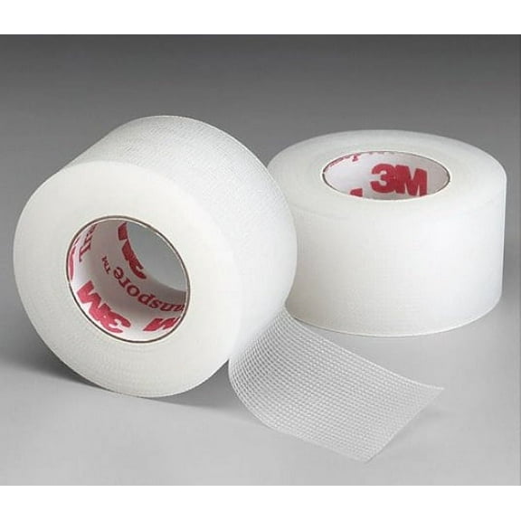 6-Pack Surgical Tape. [3M Transpore], 1 in. x 10 yds. (Box of 6)