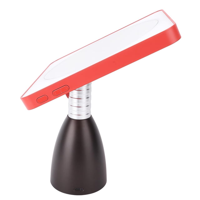 Miroir de Maquillage avec Lumières, Miroir de Courtoisie 12 Niveaux de Luminosité avec 3 Lumières Colorées et 80 LEDs, Rotation à 360°, Interrupteur Tactile, Miroir de Maquillage Portable avec Lumières, Luminosité Réglable