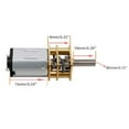 thumbnail image 2 of CHANCS N20 DC Geabox Motor 12V 30RPM Small Motor for Robot Wheel DIY Toys, 2 of 7