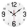 thumbnail image 2 of 30cm Battery Operated Wall Clock Noiseless Quartz Wall Clock Decor for Kitchen School Office, 2 of 3