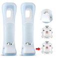 thumbnail image 1 of SogYupk Wii Motion Plus Adapter Set - 2 Adapters & 2 Silicone Covers for Enhanced Gaming Experience (White), 1 of 5